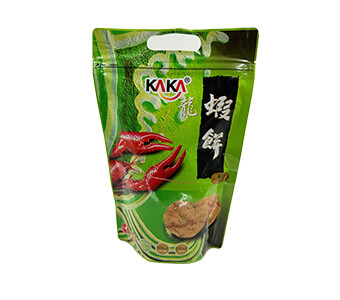 die cut handle pouch